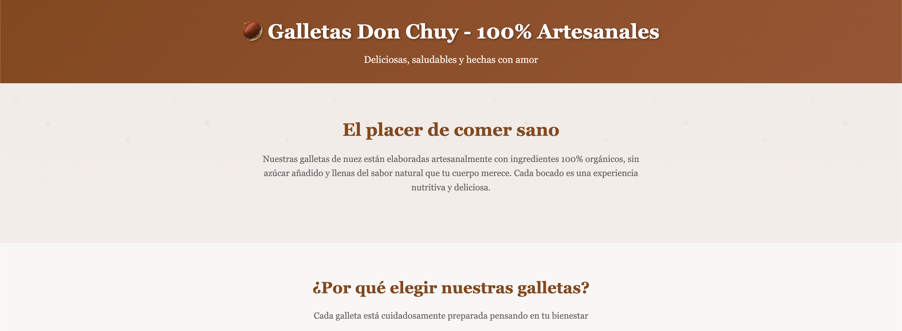 Preview de Galletas Don Chuy